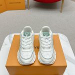Louis Vuitton Sneakers Red Mesh Pu Outsole Tpu Spring Summer Breathable