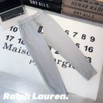 Ralph Lauren Sweatpants Ash Fleece Fabric