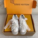 Louis Vuitton Sneakers Ash Sheepskin Suede Cowhide Pu Outsole Tpu Spring Summer