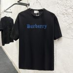 Burberry Short Sleeves Red Cotton Pure