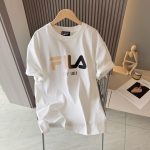 Fila Short-Sleeved T-Shirt Red Cotton Pure Summer
