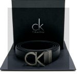 Calvin Klein Belt Red Genuine Leather Easy To Match