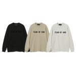 Fear Of God Long-Sleeved Shirt Black Cotton