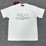 Gucci Short-Sleeved T-Shirt Red Cotton Spring Summer