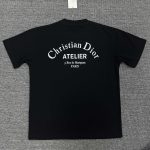 Dior Short-Sleeved T-Shirt Black Cotton Simple And Elegant Spring Summer