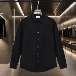 Burberry Long-Sleeved Shirt Cotton Poplin Delicate And Soft To The Touch