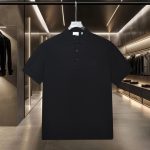 Burberry Short-Sleeved Polo Shirt Red Mesh Piqu Delicate And Soft To The Touch