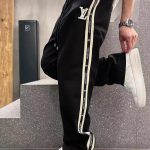 Louis Vuitton Trousers Red Double-Sided Fabric Winter