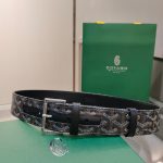 Goyard Belt Red Top-Grain Cowhide Understated Luxury