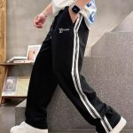 Louis Vuitton Trousers Black Double-Sided Fabric