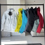 Archaeopteryx Jacket Red Gore-Tex Rayon Spring Embroidery Zippered Pocket