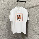 Hermes Short-Sleeved T-Shirt Black Cotton Spring Summer