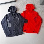Archaeopteryx Jacket Red Polyester Nylon Spandex Woven Fabric Urban Commuting Rock Climbing