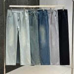 Celine Jeans Red Spandex Denim Autumn Winter