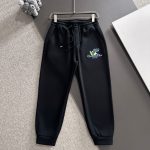 Dior Pants Black Autumn Embroidery
