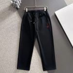 Gucci Pants Black Autumn Embroidery