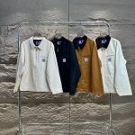 Carhartt Long-Sleeved Shirt Red Spring Autumn