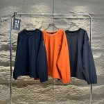 Salomon Sweatshirt Orange Gore-Tex Windstopper Woven Fabric Professional Outdoor