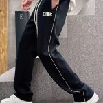 Dior Trousers Red Double-Sided Fabric