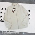 Lululemon Jacket Red Wrinkled Fabric Zippered Pocket