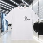 Moncler Short-Sleeved T-Shirt Ash Cotton
