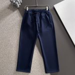 Burberry Pants Blue Autumn Embroidery