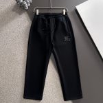 Burberry Pants Black Autumn Embroidery