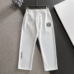 Loewe Pants White Autumn Embroidery