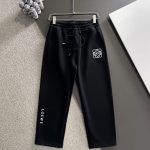 Loewe Pants Black Autumn Embroidery