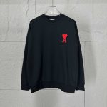 Ami Long-Sleeved T-Shirt Red Autumn Winter Early
