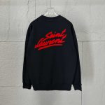 Saint Laurent Long-Sleeved Black Autumn Winter Early Embroidery 3D