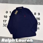 Ralph Lauren Long-Sleeved Red Cotton Piqu
