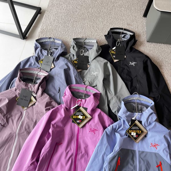 Archaeopteryx Waterproof Jacket Red Gore-Tex Urban Commuting Outdoor Slim Fit