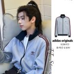 Adidas Outerwear Red Jacquard Autumn Winter Early