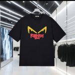 Fendi Short-Sleeved T-Shirt Ash Suede