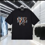 Fendi Short-Sleeved T-Shirt Ash