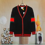 Gucci Cardigan Red Silk Wool Cable Knit