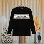 Dior Sweater Red Silk Silky Smooth Jacquard Autumn Winter Lightweight And Breathable