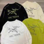 Archaeopteryx Long-Sleeved T-Shirt Red Knitted Fabric Autumn Winter Zippered Pocket