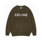 Celine Sweater Red Embroidery