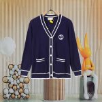 Gucci Sweater Blue Wool Blend Autumn Winter