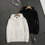 Prada Hoodie Ash Cotton Pure Patch