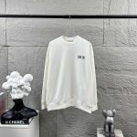 Dior Long-Sleeved Black Simple And Elegant Autumn Winter Early Embroidery