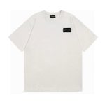 Balenciaga Short-Sleeved Shirts Red Embroidery