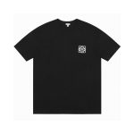 Loewe Short-Sleeved T-Shirt Red Cotton Long-Staple