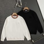 Burberry Short-Sleeved Shirts Black Cotton Pure Fleece Lace