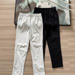Descente Long Pants Red Woven Fabric Urban Commuting Autumn Zippered Pocket