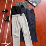 Lululemon Casual Trousers Blue Spandex Exquisite Workmanship Lightweight Outdoor Autumn Early Overlock Stitching Patch