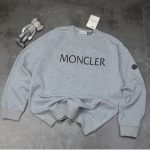 Moncler Sweatshirt Black Nylon Spandex