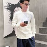 Prada Long-Sleeved T-Shirt Ash High-End Quality Winter